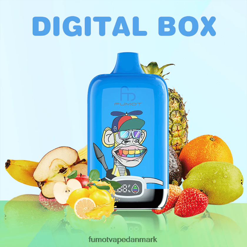 Fumot Vape Flavors - Fumot Digital Box engangs vape pod 12000 - 20ml (1 stk) 4686X6157 vandmelon is