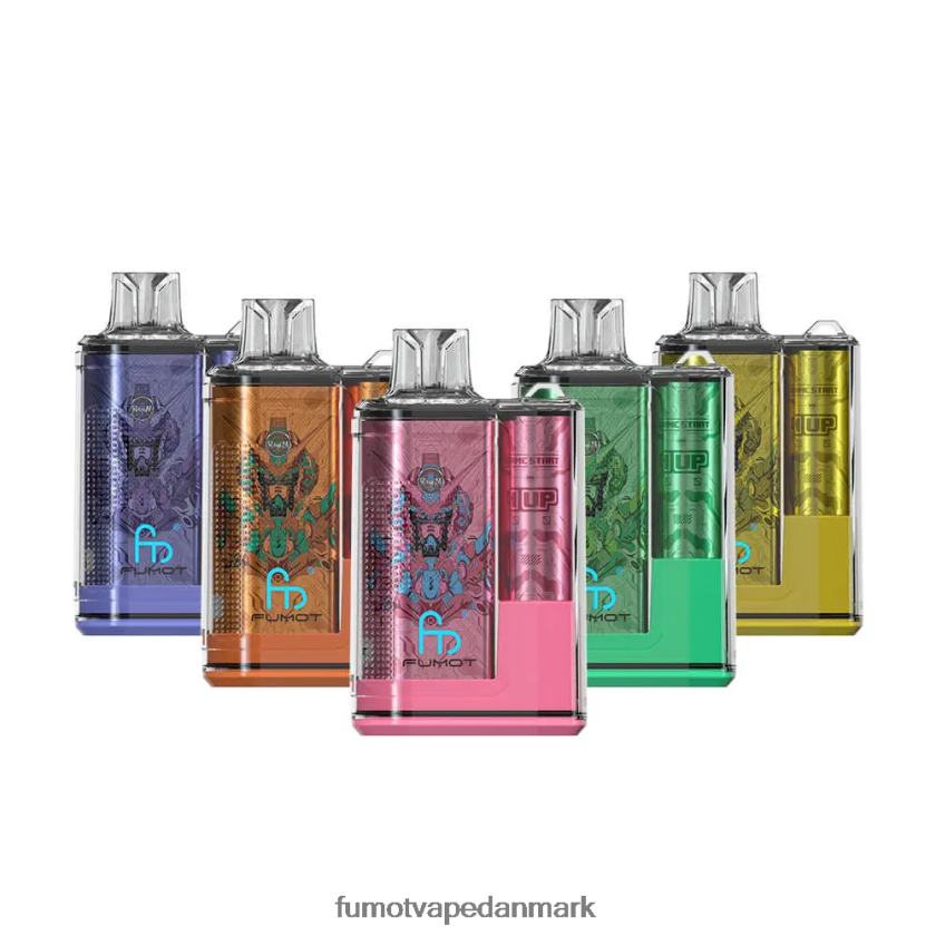 Fumot Danmark - Fumot Crystal 12000 engangs vapeboks - 20ml (1 stk) 4686X6261 blåbær hindbær