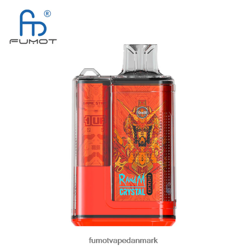 Fumot Danmark - Fumot Crystal 1 stk - 12000 engangs vape boks 20ml 4686X6271 blandede bær