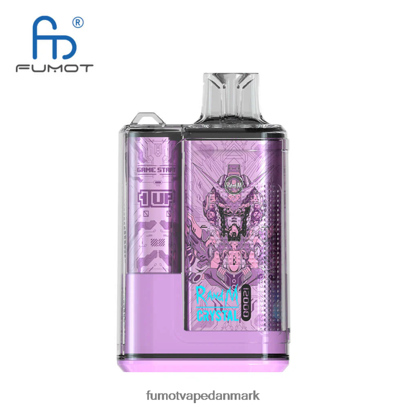 Fumot Danmark - Fumot Crystal 1 stk - 12000 engangs vape boks 20ml 4686X6271 blandede bær