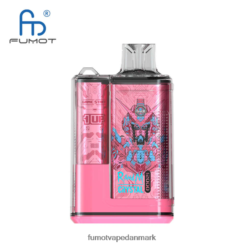 Fumot Danmark - Fumot Crystal 1 stk - 12000 engangs vape boks 20ml 4686X6271 blandede bær