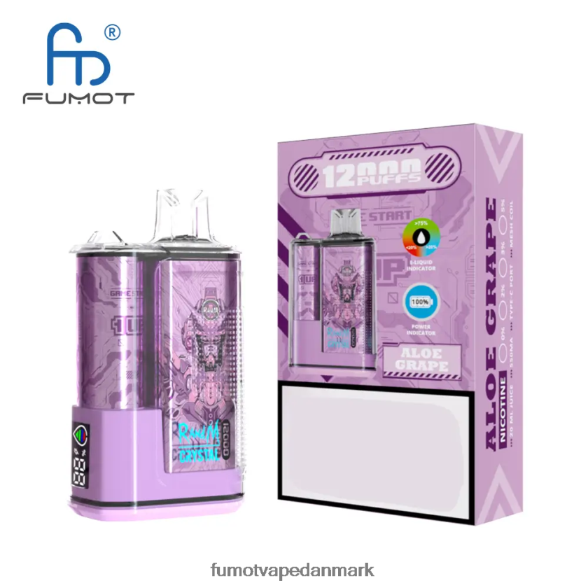 Fumot Technology Co - Fumot Crystal 1 stk - 12000 engangs vape boks 20ml 4686X6270 frodig lce