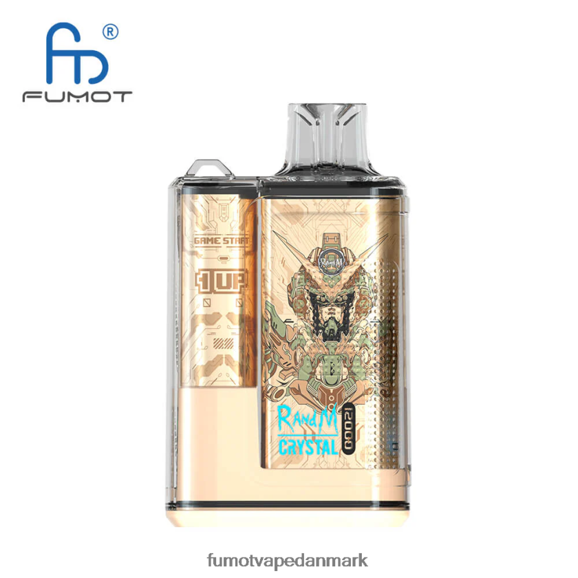 Fumot Vape Price - Fumot Crystal 1 stk - 12000 engangs vape boks 20ml 4686X6274 fersken mango