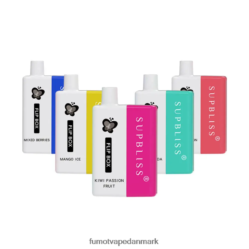 Fumot Danmark - Fumot Supbliss Flip box 6000 udskifteligt vape kit - 10ml (1 stk) 4686X6331 sort is