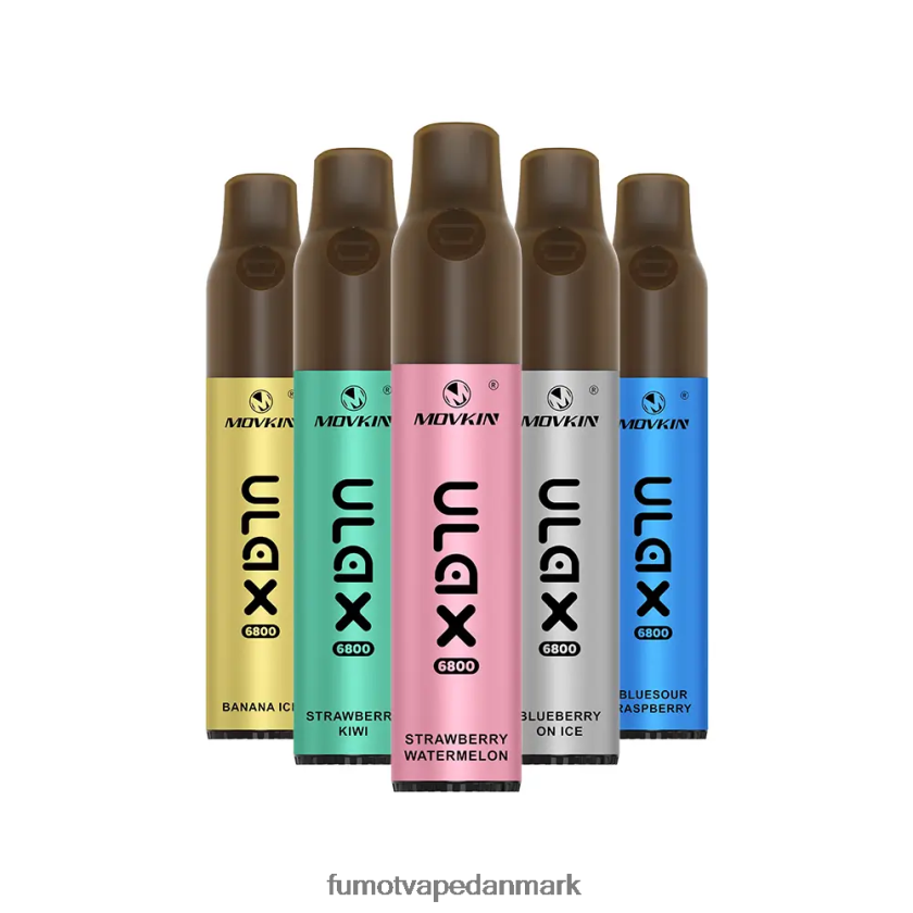 Fumot Vape Flavors - Fumot Movkin Ulax 6800 engangsvape, keramisk spole - 8ml (1 stk) 4686X6317 banan milkshake