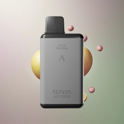 Adalya AD 10000 De To Æbler - Rumgrå Aluminium med 2% Nikotin