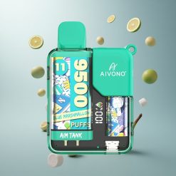 Aivono Aim Tank 9500 Blå Skumfidus med 650mAh og 18ml E-væske