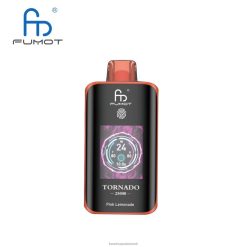 Fumot Danmark | Fumot Tornado 25000 engangs vape lyserød limonade H4D2L10
