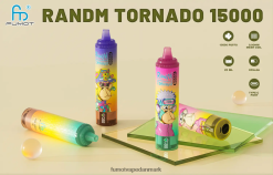 Fumot Technology Co - Fumot Tornado 15000 engangsvape 25ml (1 stk) 4686X6160 bær limonade